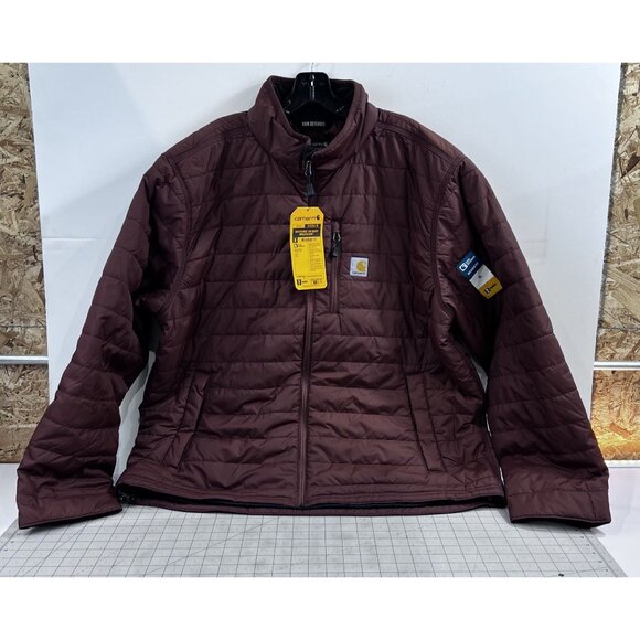 Carhartt Other - Carhartt Men's Rain Defender Insulated Jacket Mocha XL Puffer New